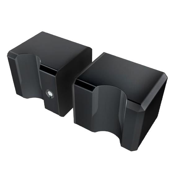 Griff an der Glastür 30x30mm BLACK