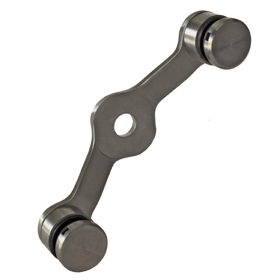 Glashalter Spider 02 AISI304, 2xD30mm/180°