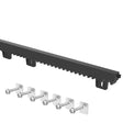 Kunststoffzahnstage mit Stahlkern PVC+Fe,27x20mm,L