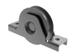 Casters set -U Zn, D80, anthracite