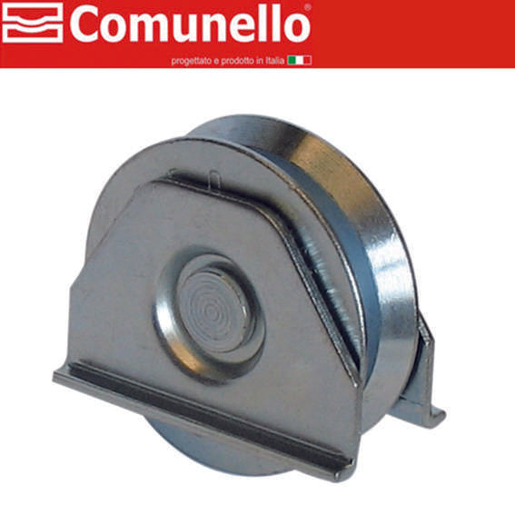 Schiebetorrolle mit Außenstützplatte und V-Rille C