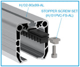 Montageset für Nylonkämme H/01PVC-AL
