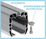 Führungsprofil AL 90x99mm, L3m, RAL7016
