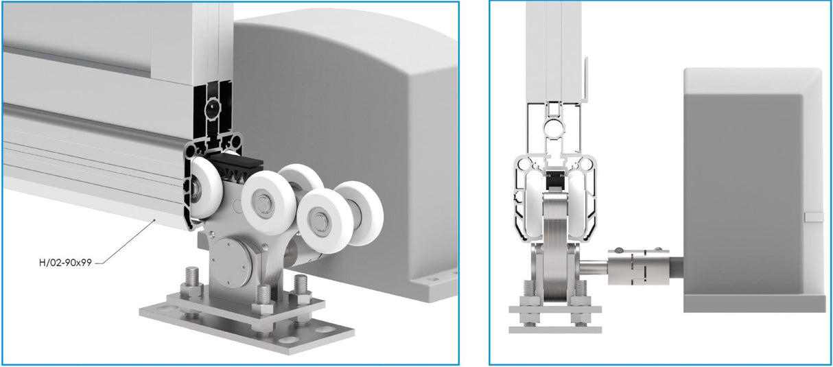 Führungsprofil AL 90x99mm, L3m