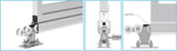 Führungsprofil AL 90x99mm, L3m, RAL7016