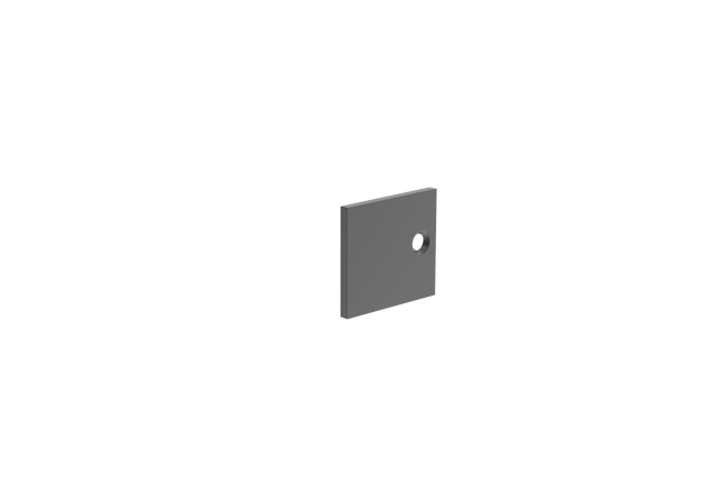 Aluminiumabdeckung für Adapter für 18-mm-Latten 40x38 R7016