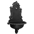 Waschbecken – gusseisern, dekorativ 450x795mm, schwartz