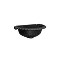 Waschbecken – gusseisern, dekorativ 450x250x175mm