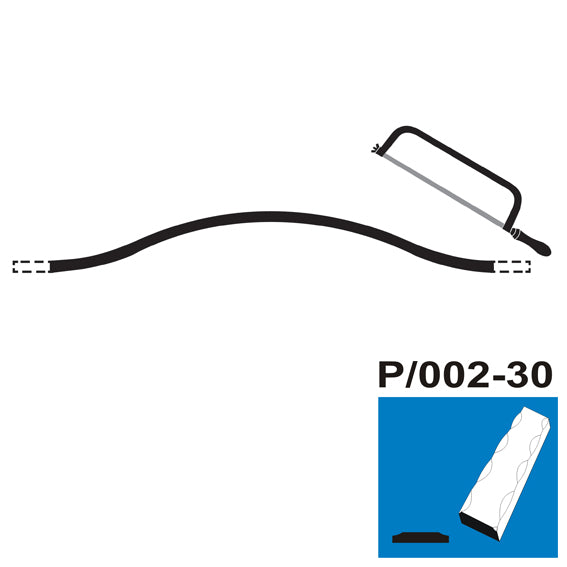 Gotischer Bogen P/002-30x5, p200, L800-1000mm