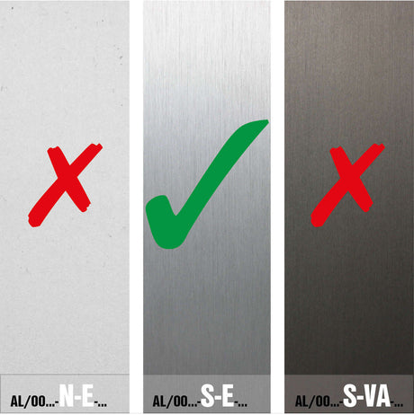 Aluprofil für Ganzglasgeländer - Oberverankerung