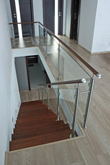 Eckpfosten, Oberverankerung - grade AISI304, D42,4