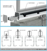 Führungsprofil AL 90x95mm, L6m
