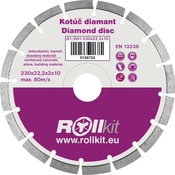Diamantklinge 230x22,2x10mm