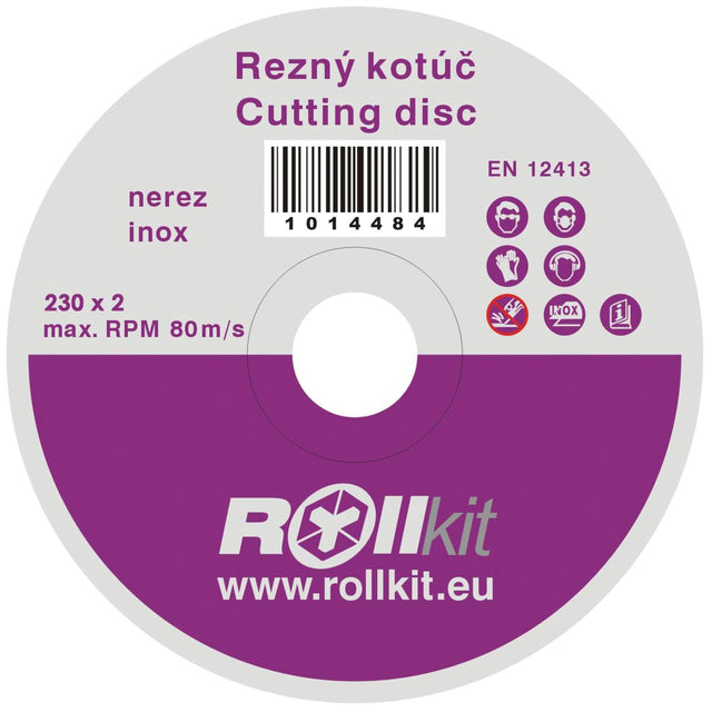 Trennscheibe für Edelstahl, D230, d22,2 , t2mm