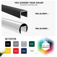 Surface treatment with powder coating.