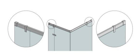 Beschlag für Stange Edelstahl