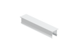 Aluminium-Abdeckung für vertikales Zaunpaneel, 20x100 – Grau RAL 9006