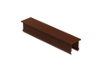 Aluminium-Abdeckung für vertikales Zaunpaneel, 20x120 – Braun RAL 8017