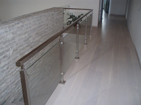 Glashalter Modell 21 ZAMAK, POLISH, 40x40x2/45x45m