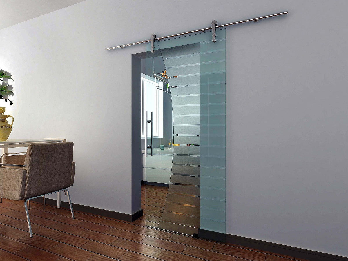 Bodenführung - für Glasschiebetür AISI304, glass t