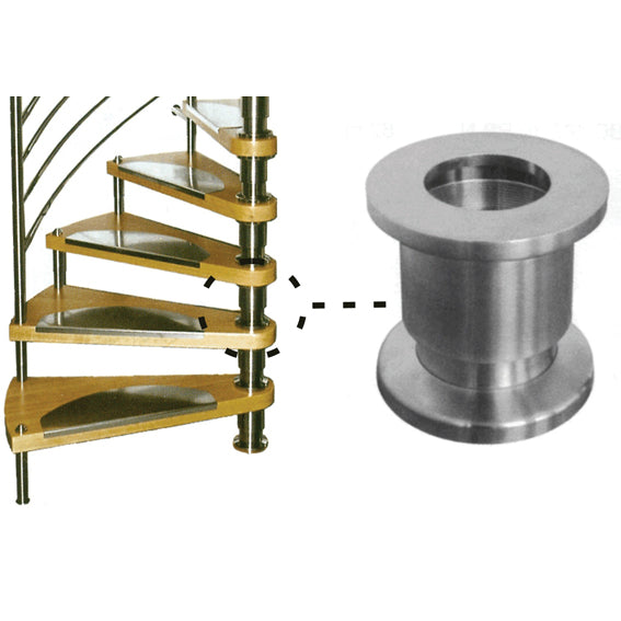 Wendeltreppe Segment Edelstahl verstellbar AISI3