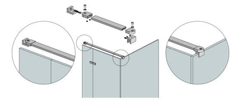 Beschlag für Stange Edelstahl