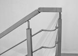 Quadratrohr-Verbinder mit Gelenk