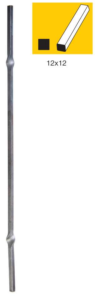 Zierstab mit 2x Element 12x12, h1000mm