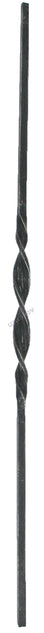 Zierstab mit Element h900, b25, 12x12mm