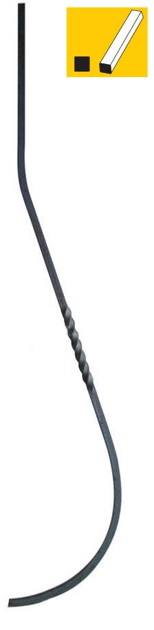 Zierstab h900, 12x12mm