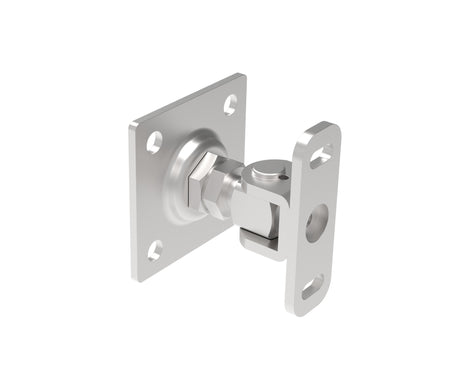EdelstahlTorband regulierbar mit platte, INOX, M16