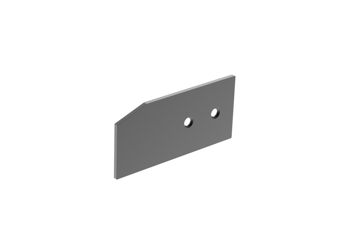 Aluminium-Abdeckung für Führungsprofile des Schiebetors 105x50 R7016