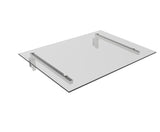 Vordachsystem ohne Glas AISI304