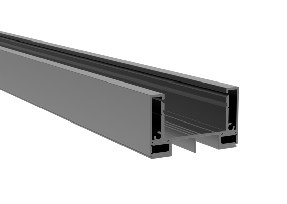 Aluminiumadapter 66x40-1700mm für Jalousien bis 46mm R7016
