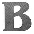 Geschmiedeter Buchstabe "B" h170mm