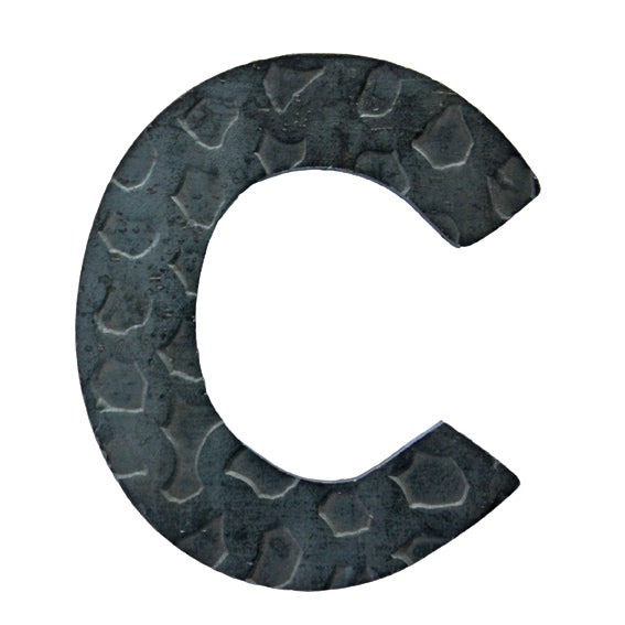 Geschmiedeter Buchstabe "c" h70, t3mm
