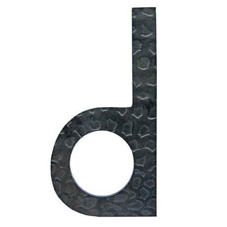 Geschmiedeter Buchstabe "d" h120, t3mm