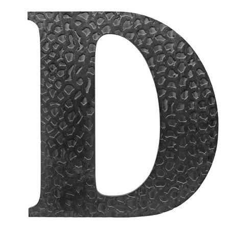 Geschmiedeter Buchstabe "D" h170mm