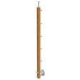 Stab DUBD50/5x12mm, h=100cm, BK-gerade EICHE (OAK),