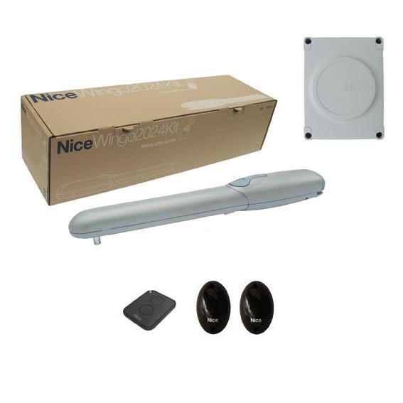 Nice Antrieb für ein einflügeliges Tor, ausgestattet mit Fotozellen