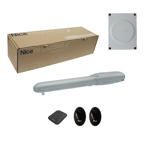 Nice Antrieb für ein einflügeliges Tor, ausgestattet mit Fotozellen