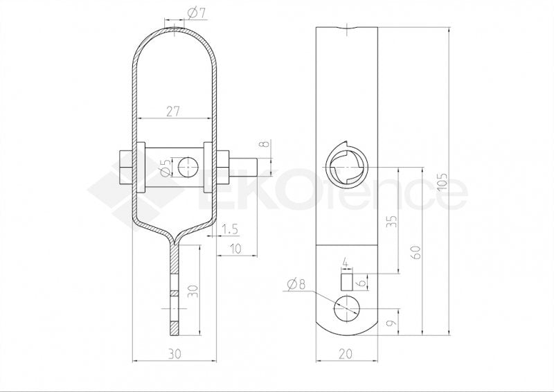 Spanner ZnPVC RAL 6005 PVC