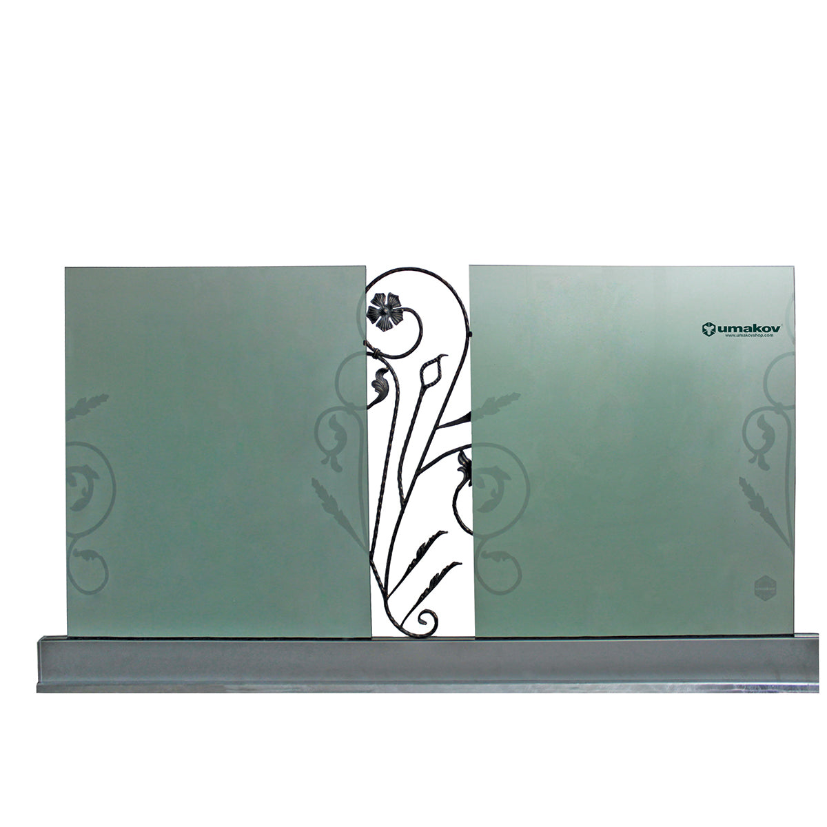 Alluminiumprofil für Glasgeländer 2500x1000mm