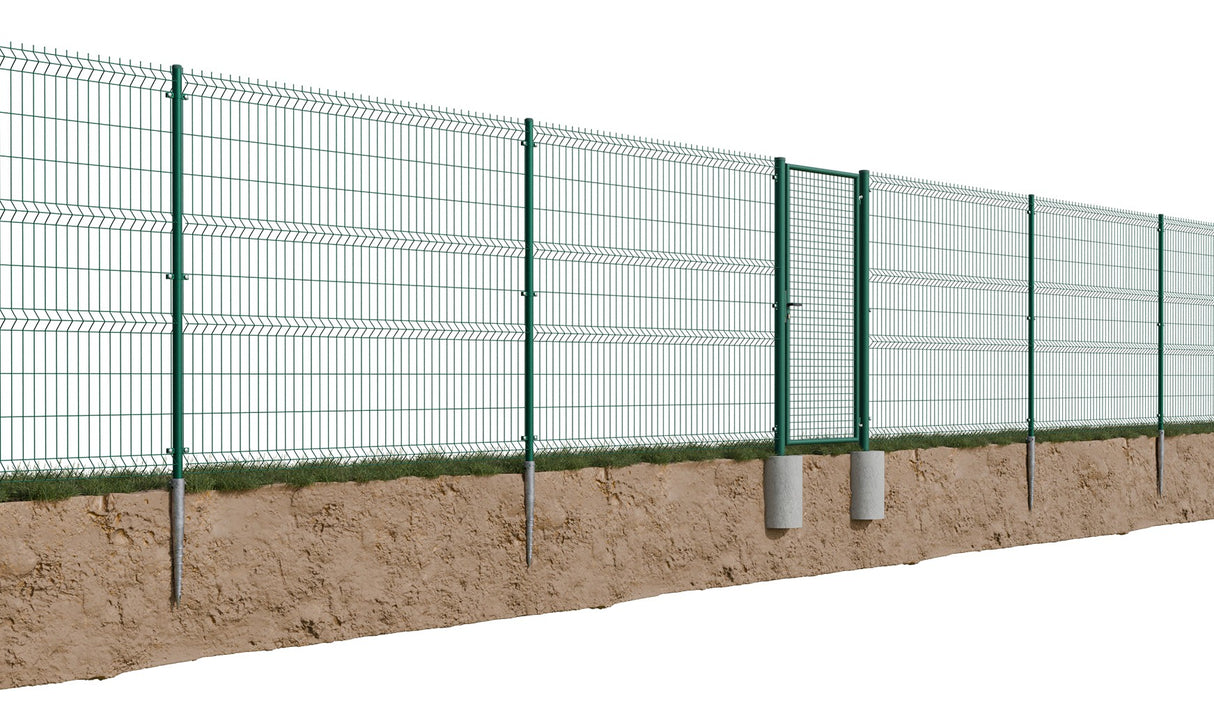 Schraubfundament Zn 68x1,8x650mm, 3xM8